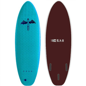DRAG DART SOFTBOARD 6'6" 55L - TURQUOISE SLICK