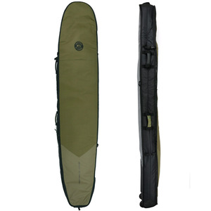 CREATURES HARDWARE LONGBOARD 2-3 WHEELY TRAVEL BOARD BAG - MILITARY TITANIUM