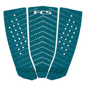 Fish Grip: FCS T-3 WIDE ECO 3PC GRIP/TRACTION - TIDAL TEAL