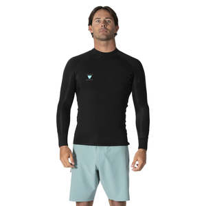 Full Price For Bold Sale Wetsuits: VISSLA MENS HIGH SEAS II 1MM LONG SLEEVE JACKET - BLACK