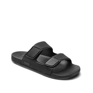 Full Price Bold Clothing: REEF MENS CUSHION TRADEWIND SANDAL - BLACK