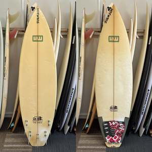 Second Hand Surfboards: HOTWIRE SURFBOARDS THE SHACK 6'0" FCS 27L