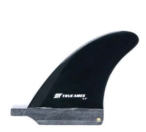 Twin Fin: TRUE AMES SMALL BOX FIN FG 4.5" BLACK