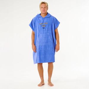 RIP CURL LOGO HOODED TOWEL - BLUE HAZE