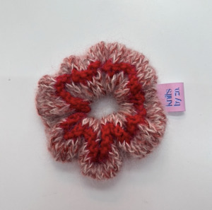 Medium knitted scrunchies - 4 colours