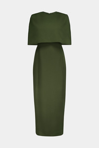 New Arrivals: Column Cape Dress