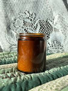 Scented glass candle