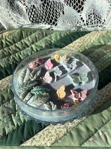 Scented glass bowl candle