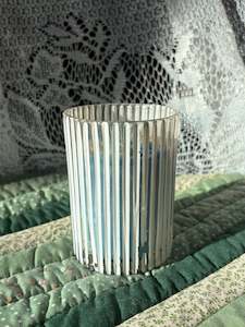 Classic Candles: Scented striped candle