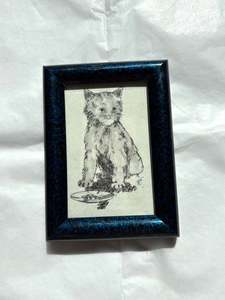 Magnet - Framed cat