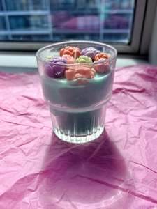 Upcycled Glass Candle