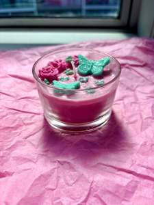 Upcycled Glass Candle