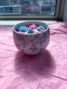 Ceramic Candles: Ceramic Upcycled Candle