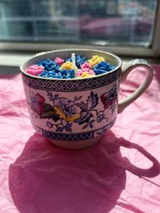 Upcycled Teacup Candle