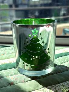 Upcycled Christmas Candle