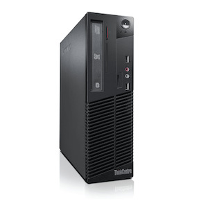 Refurbished Lenovo Desktops: Lenovo ThinkCentre M73 SFF i5 4460 3.4GHz 8GB 192GB SSD DW NO OS | 3mth Wty