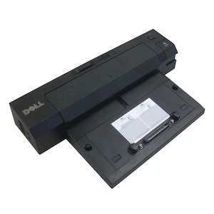 Docking Stations: Dell PR02X E-Port Plus USB 3.0 VGA DVI DP RJ45 Serial Dock | NO ADAPTER