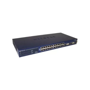 Networking: NETGEAR FSM726 24-Port 10/100 Managed Switch + 2 Gbe Combo Ports | Wty