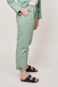 Clothing: Relaxed Trousers - Sage