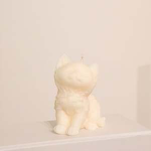 Large Cat Candle