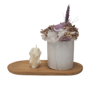 All: Swirl Pillar Scented Candle