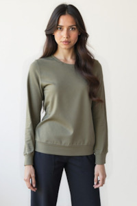 Organic Cotton Sweater - Agave