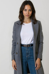 On Sale: Tie-Belt Wool Long Coat