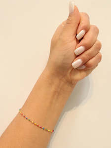 Bracelets: Rainbow Satellite Bracelet