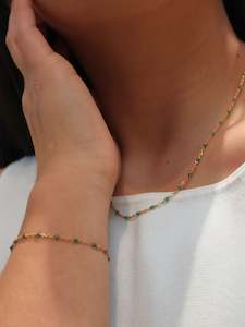 Bracelets: Aqua Satellite Bracelet