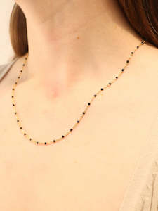 Black Satellite Necklace