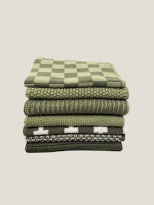 Daily Use 7pc Dishcloth pack - Hunter