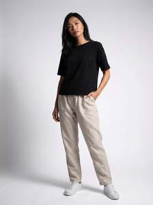 Organic Flex Crew Tee - Black