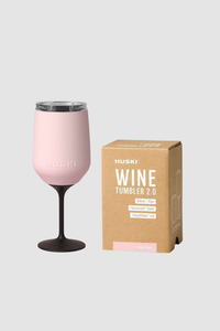 Ethical Fashion Brand Nz: Huski Wine Tumbler - Powder Pink