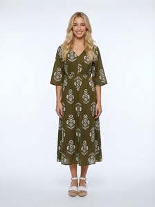 Clothing Clothing: Wildflower Olive Dress