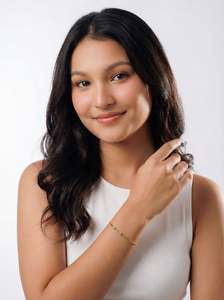 Gold Filled: Cloud Blue Satellite Bracelet