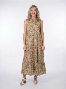 Ethical Fashion Shirts Tops: Summer Garden Maxi Dress