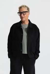 Ethical Collection: The Wool Edit Jacket - Black