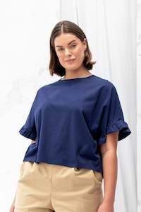 Women's Clothing: Ripple Tee | Ink