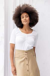 Sale Under 100: Friendship Top | White