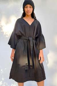 New: Latitude Denim Dress | Black (XS only)