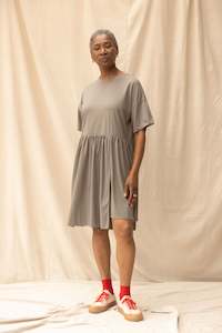 Stockroom Sale: Hobby Dress | Grey Sage (XL only)