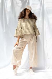 Friday Top | Olive Gingham (XS only)