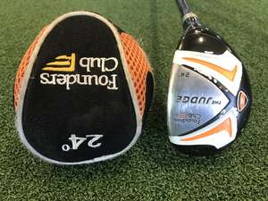 Hybrids: Founders Club The Judge 24° 5 Hybrid With Headcover