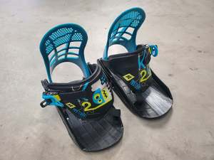 K2 Mini Turbo Junior Snowboard Bindings *Like New*