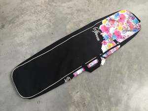Snowboard Accessories: Spoon 145cm Black / Flowers Snowboard Bag  *Excellent Condition*