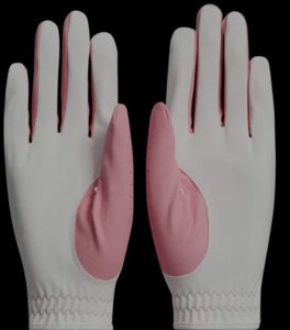 ADIDAS LADIES WHITE/PINK GLOVES FOR RIGHT HANDED PLAYER 18CM GVASLADIRH18CM4