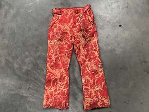 Gfrog Women's Red Pattern Snow Pants *Excellent Condition*