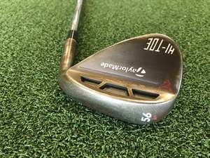 Wedges: TaylorMade Hi-Toe Raw 56° Wedge