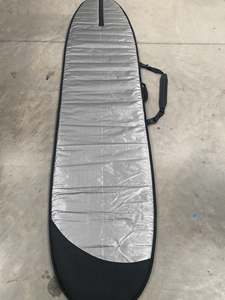 Silver / Green 9.4" Surfboard Bag *Like New*