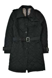 Womens Outerwear: Aquascutum - Quilted Longline Jacket